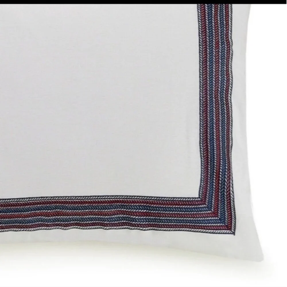 Jessica Simpson Valdivia Euro Sham 26 x 26 Linen Blend Sham Only